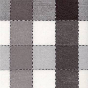 Plaid 625 Black by Kasmir Fabric 1296 60% Cotton 40% Polyester TAIWAN - H: 6 6/8 inches, V: 8 4/8 inches 54 - Fabric Carolina - Kasmir