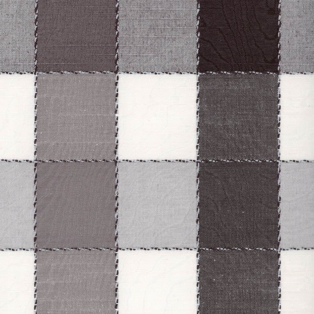 Plaid 625 Black by Kasmir Fabric 1296 60% Cotton 40% Polyester TAIWAN Horizontal: 6 6/8 inches and Vertical: 8 4/8 inches 54 - Fabric Carolina -