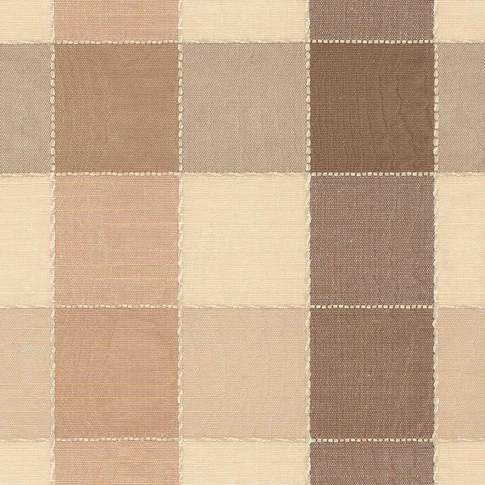 Plaid 625 Linen by Kasmir Fabric 1296 TAIWAN H: 6 6/8 inches, V:8 4/8 inches 54 - Fabric Carolina - Kasmir