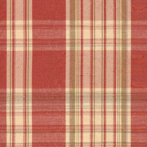 Plaid 665 Copper by Kasmir Fabric