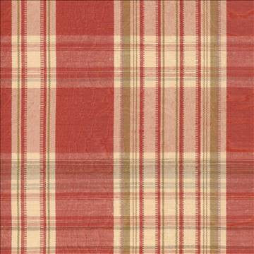 Plaid 665 Copper by Kasmir Fabric 1296 60% Cotton 40% Polyester TAIWAN - H: 7 inches, V: 8 4/8 inches 54 - Fabric Carolina - Kasmir
