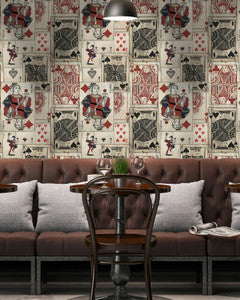 PLAYCARDS Premium Wallpaper (WP20019) by Mind The Gap