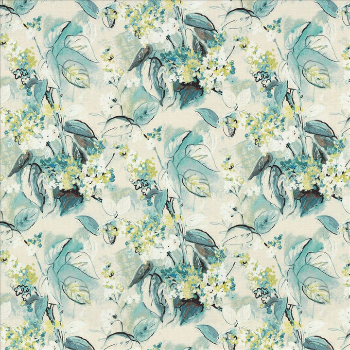 Pleasant Garden Menthe  by Kasmir Fabric See sample 100% Cotton
 SOUTH KOREA 15,000 Wyzenbeek Double Rubs </p><p>Repeat: Horizontal: 27 inches and Vertical: 24 6/8 inches 54  - Fabric Carolina -