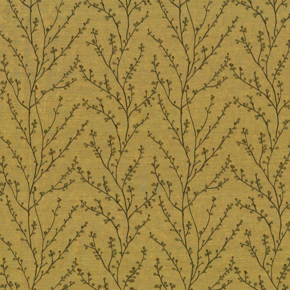 Plum Grove Golden by Kasmir Fabric 1439 INDIA 9,000 Wyzenbeek Double Rubs H: 17 3/8 inches, V:15 4/8 inches 54 - 55 - Fabric Carolina - Kasmir