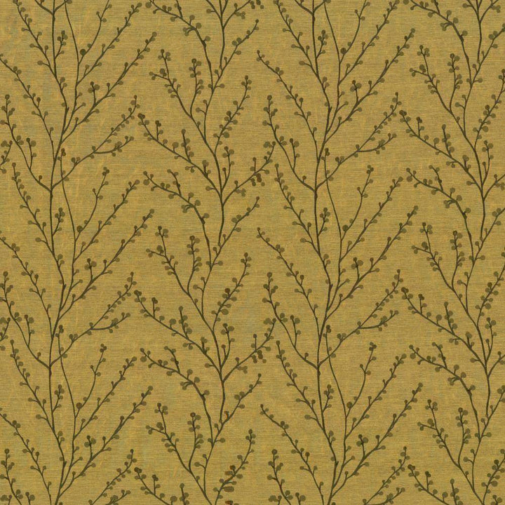 Plum Grove Golden by Kasmir Fabric 1439 INDIA 9,000 Wyzenbeek Double Rubs H: 17 3/8 inches, V:15 4/8 inches 54 - 55 - Fabric Carolina - Kasmir