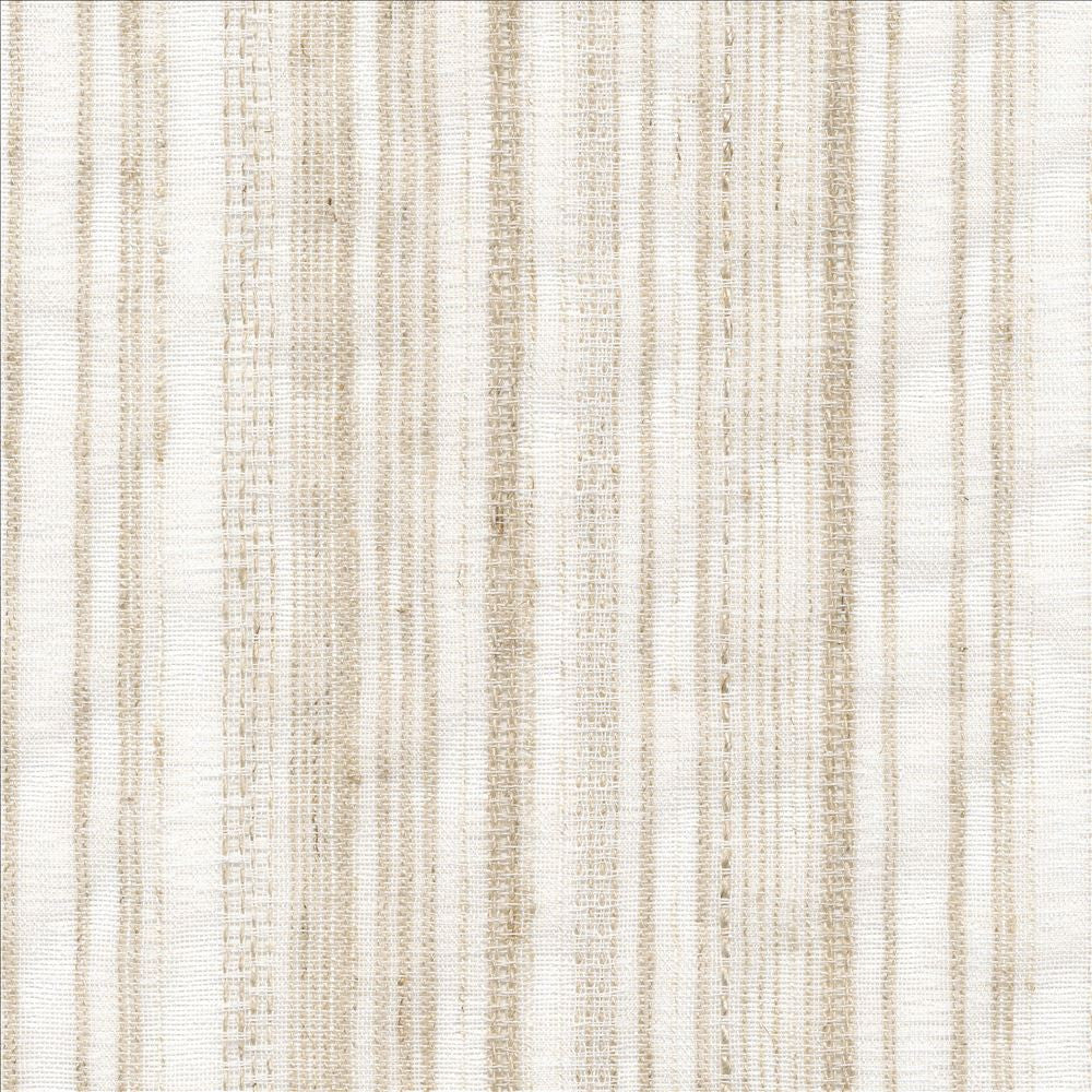 Poco Stripe Natural by Kasmir Fabric 1373 70% Polyester
30% Cotton
 CHINA Not Tested </p><p>Repeat: Horizontal: 3 5/8 inches and Vertical: N/A 114 - Fabric Carolina -