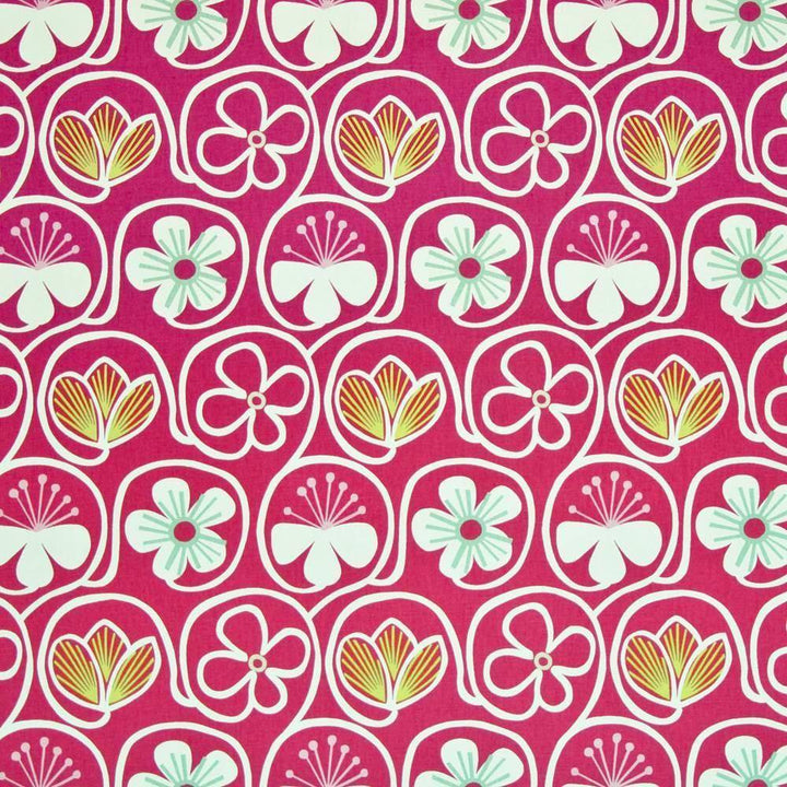 Poipu Beach Raspberry by Kasmir Fabric 1400 USA 15,000 Wyzenbeek Double Rubs H: 13 4/8 inches, V:25 2/8 inches 54 - Fabric Carolina - Kasmir
