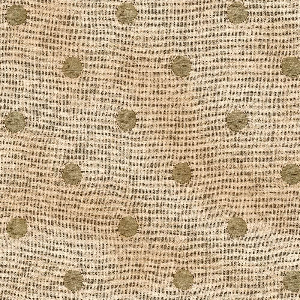 Polka Dots Jute by Kasmir Fabric 1374 100% Polyester INDIA Not Tested Horizontal: 2 inches and Vertical: 2 inches 116 - Fabric Carolina -