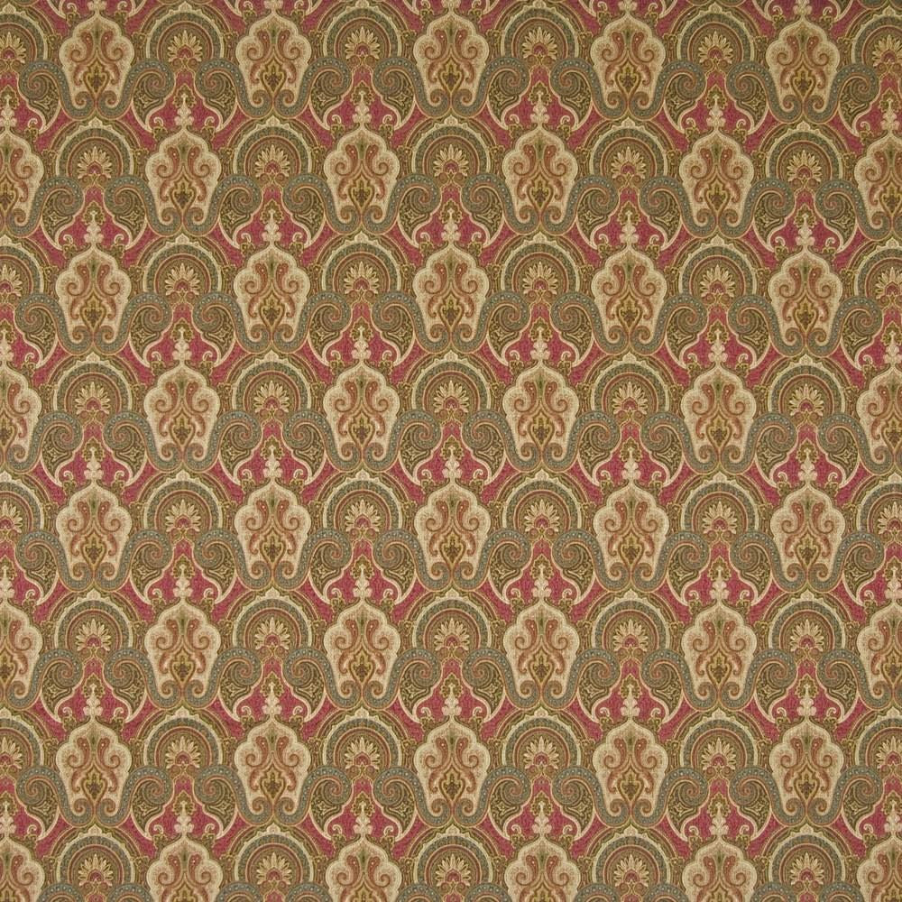 Polo Lounge Carmine by Kasmir Fabric 1370 100% Cotton
 PERU </p><p>Repeat: Horizontal: 6 6/8 inches and Vertical: 9 inches 54 - Fabric Carolina -
