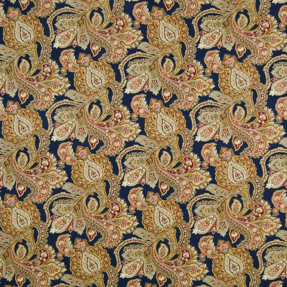 Porta Via Royal  by Kasmir Fabric See sample 100% Cotton
 SOUTH KOREA 10,000 Wyzenbeek Double Rubs </p><p>Repeat: Horizontal: 13 4/8 inches and Vertical: 9 inches 54  - Fabric Carolina -