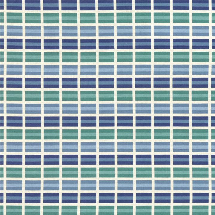 Power Grid Marina by Kasmir Fabric 5125 100% Cotton
 SOUTH KOREA </p><p>Repeat: Horizontal: 1 4/8 inches and Vertical: 3 inches 54 - Fabric Carolina -