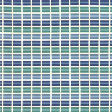 Power Grid Marina by Kasmir Fabric 5125 100% Cotton SOUTH KOREA 12,000 Wyzenbeek Double Rubs H: 1 4/8 inches, V: 3 inches 54 - Fabric Carolina - Kasmir