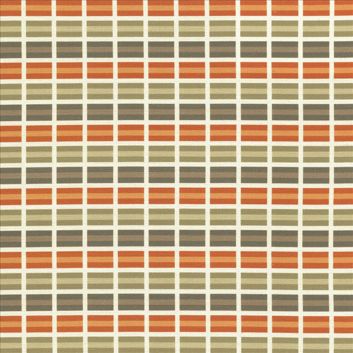 Power Grid Peach Glow by Kasmir Fabric 5121 100% Cotton
 SOUTH KOREA </p><p>Repeat: Horizontal: 1 4/8 inches and Vertical: 3 inches 54 - Fabric Carolina -