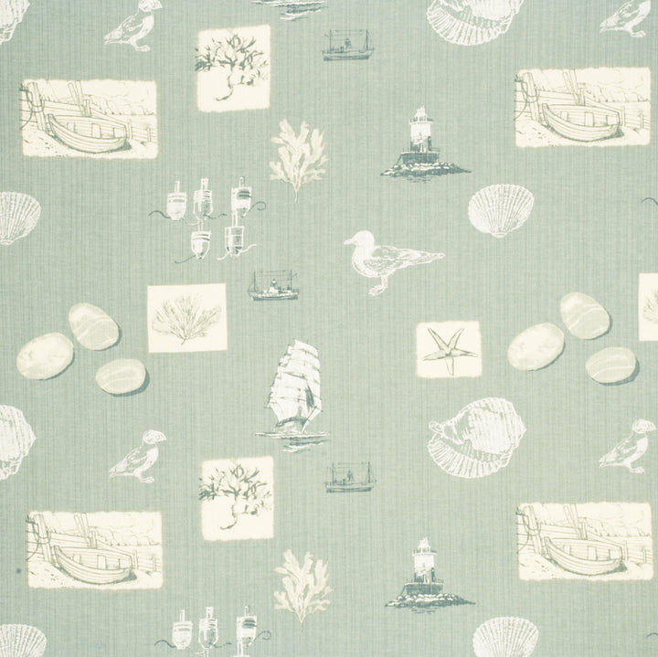 Sennen Pale Aqua by Parkertex Fabric
