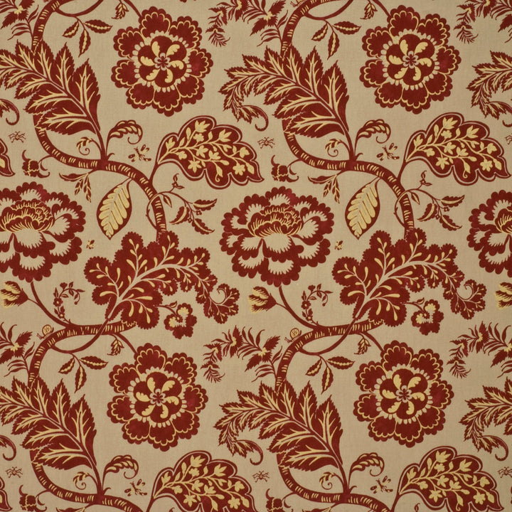 Hinton Red by Baker Lifestyle Fabric