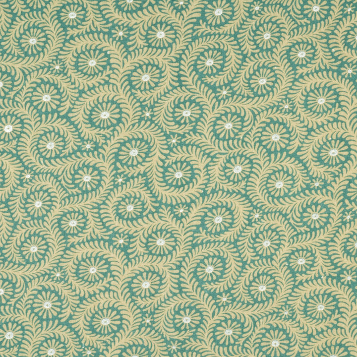 Foxy Aqua by Baker Lifestyle Fabric
