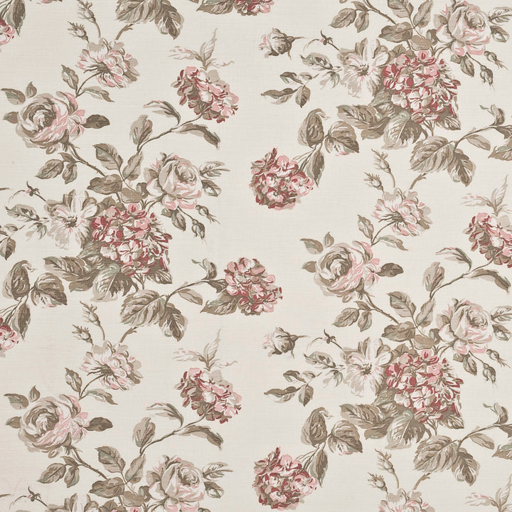 Mottisfont Print Antique Rose by Baker Lifestyle Fabric
