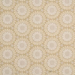 Charlecote Print Ivory/Biscuit by Baker Lifestyle Fabric