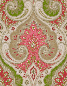 Latika Fuchsia/Lime by Baker Lifestyle Fabric