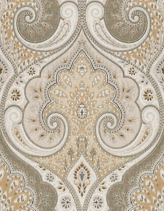 Latika Stone/Oatmeal by Baker Lifestyle Fabric