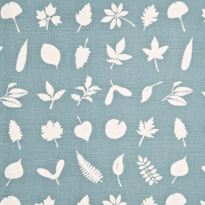 Tumbling Leaves Aqua by Baker Lifestyle Fabric