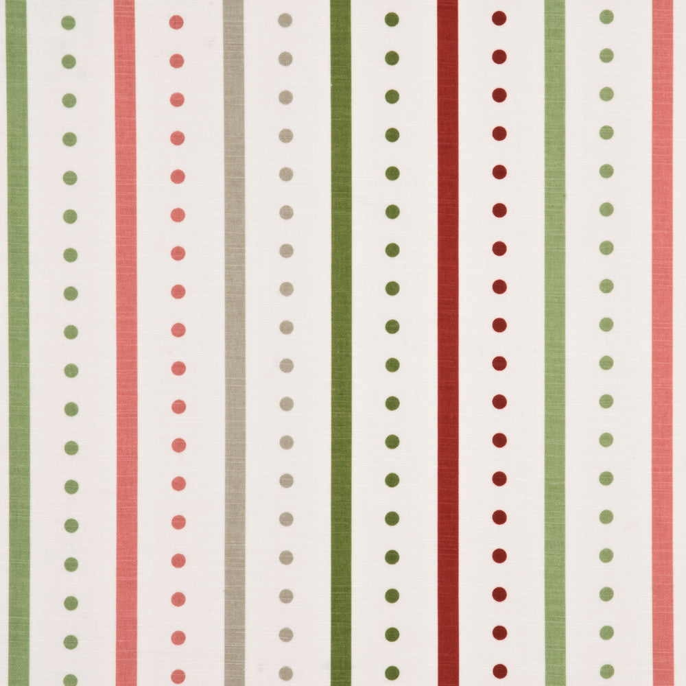 Opera Stripe Pink/Green by Baker Lifestyle Fabric