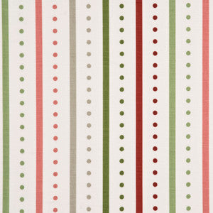 Opera Stripe Pink/Green by Baker Lifestyle Fabric