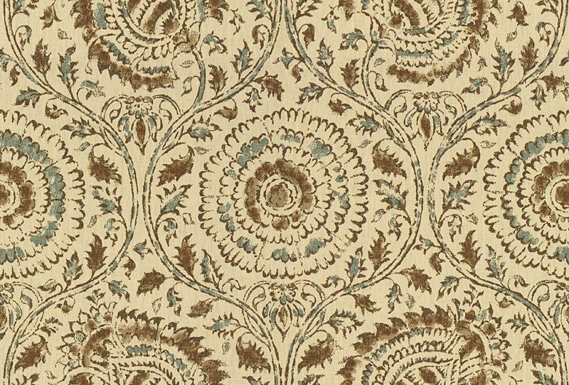 Kamala Woodsmoke by Baker Lifestyle Fabric