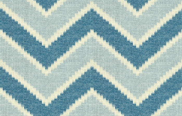 Amani Indigo/Sky by Baker Lifestyle Fabric