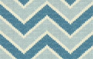 Amani Indigo/Sky by Baker Lifestyle Fabric