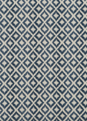 Salsa Diamond Indigo by Baker Lifestyle Fabric