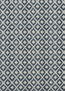Salsa Diamond Indigo by Baker Lifestyle Fabric