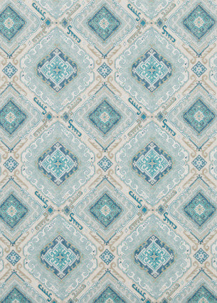 Rozel Aqua by Baker Lifestyle Fabric