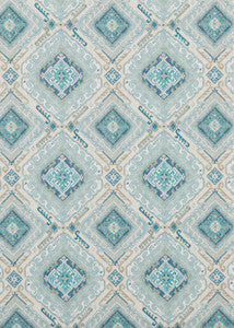 Rozel Aqua by Baker Lifestyle Fabric