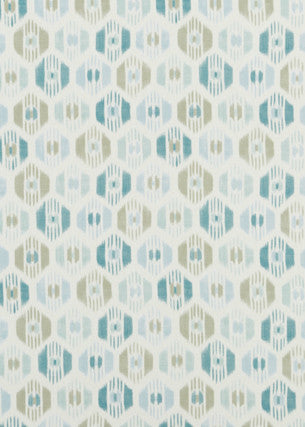 Caribana Aqua by Baker Lifestyle Fabric