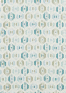Caribana Aqua by Baker Lifestyle Fabric