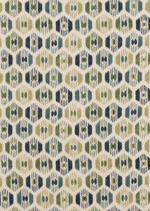 Caribana Peacock by Baker Lifestyle Fabric