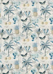 Orinoco Blue by Baker Lifestyle Fabric