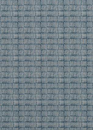 Salsa Square Indigo by Baker Lifestyle Fabric