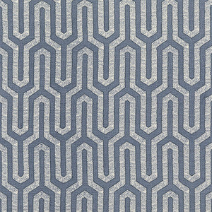 Santiago Indigo by Baker Lifestyle Fabric