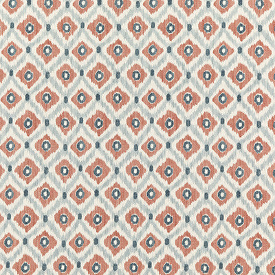 Vasco Indigo/Spice by Baker Lifestyle Fabric