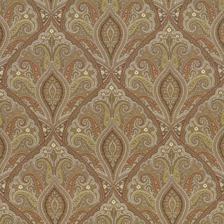 Prati Paisley Platinum by Kasmir Fabric 5079 USA 15,000 Wyzenbeek Double Rubs H: 18 inches, V:18 inches 54 - Fabric Carolina - Kasmir