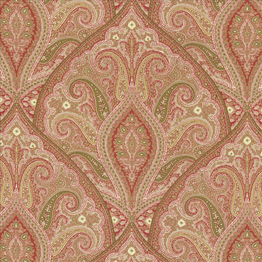 Prati Paisley Sunshine by Kasmir Fabric 5080 100% Cotton
 USA 15,000 Wyzenbeek Double Rubs </p><p>Repeat: Horizontal: 18 inches and Vertical: 18 inches 54 - Fabric Carolina -