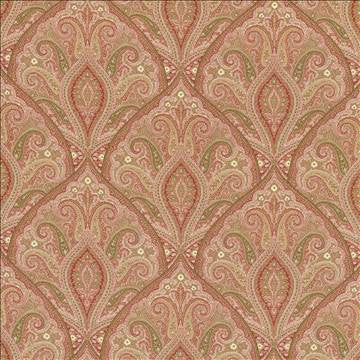 Prati Paisley Sunshine by Kasmir Fabric 5080 100% Cotton USA 15,000 Wyzenbeek Double Rubs H: 18 inches, V: 18 inches 54 - Fabric Carolina - Kasmir