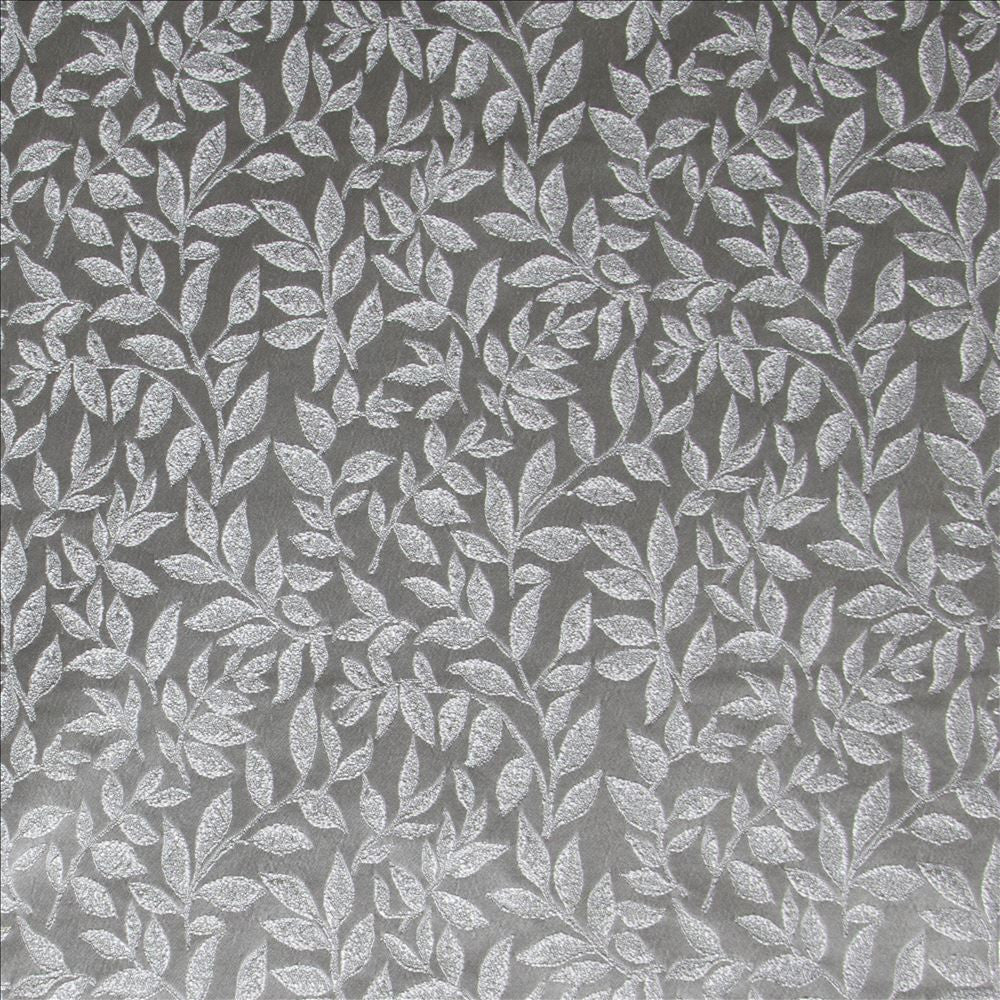 Pravia Silver  by Kasmir Fabric 1478 100% Polyester  INDIA  </p><p>Repeat: Horizontal: 9 2/8 inches and Vertical: 9 4/8 inches 55  - Fabric Carolina -