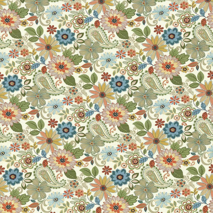 Preston Hollow Garden by Kasmir Fabric 1434 INDONESIA 15,000 Wyzenbeek Double Rubs H: 27 inches, V:25 2/8 inches 54 - 55 - Fabric Carolina - Kasmir