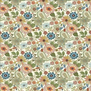 Preston Hollow Garden by Kasmir Fabric 1434 100% Cotton INDONESIA 15,000 Wyzenbeek Double Rubs H: 27 inches, V: 25 2/8 inches 54 - 55 - Fabric Carolina - Kasmir