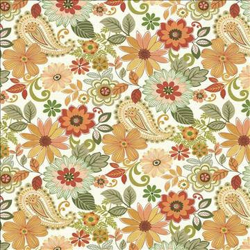 Preston Hollow Tiger Lilly by Kasmir Fabric 1434 100% Cotton INDONESIA 15,000 Wyzenbeek Double Rubs H: 27 inches, V: 25 2/8 inches 54 - 55 - Fabric Carolina - Kasmir
