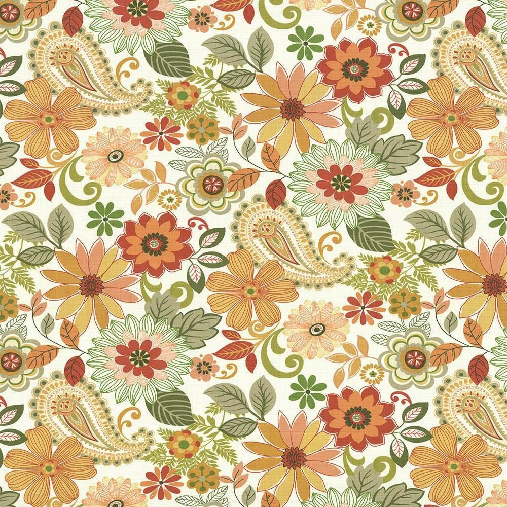 Preston Hollow Tiger Lilly by Kasmir Fabric 1434 100% Cotton INDONESIA 15,000 Wyzenbeek Double Rubs Horizontal: 27 inches and Vertical: 25 2/8 inches 54 - 55 - Fabric Carolina -