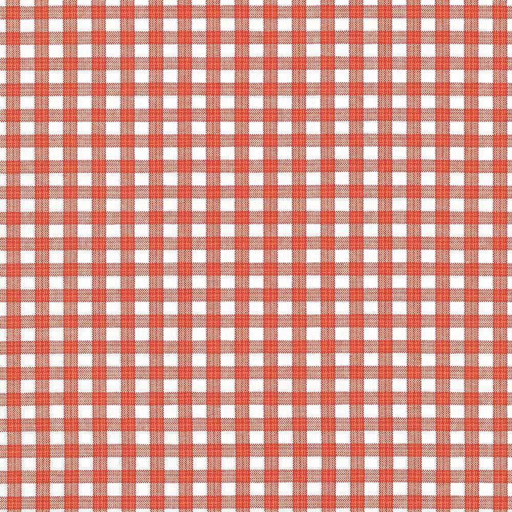 Prima Check Orange by Kasmir Fabric 5070 PORTUGAL 33,000 Wyzenbeek Double Rubs H: 4/8 inches, V:4/8 inches 54 - Fabric Carolina - Kasmir